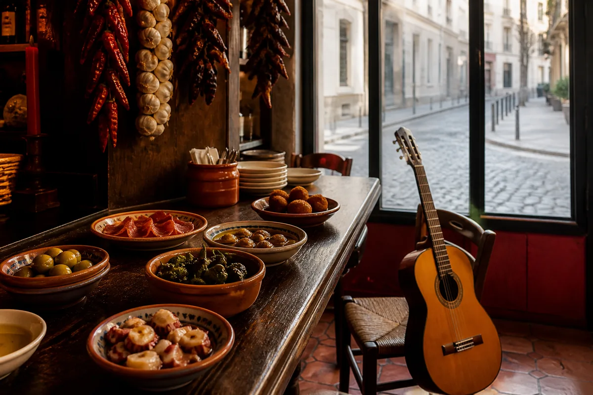 Restaurant espagnol à Paris avec musique : où manger en écoutant guitare et chant