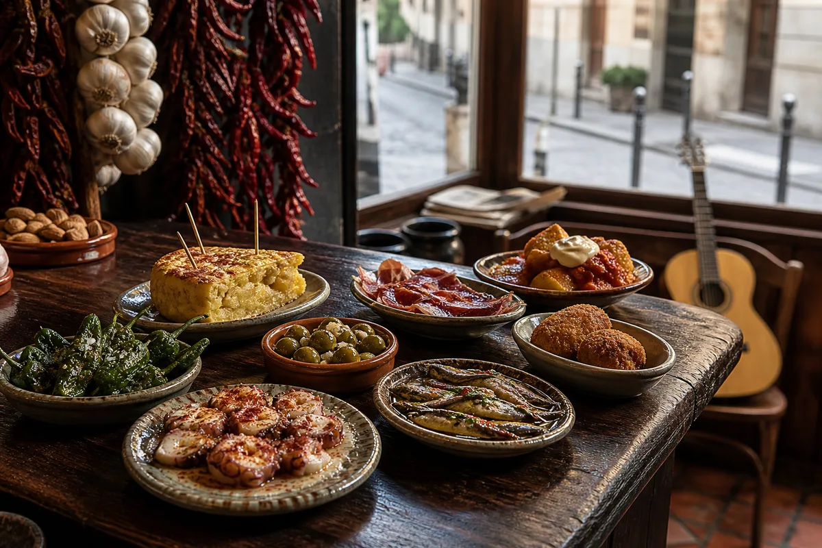 Tapas classiques : les grands classiques et leurs origines régionales